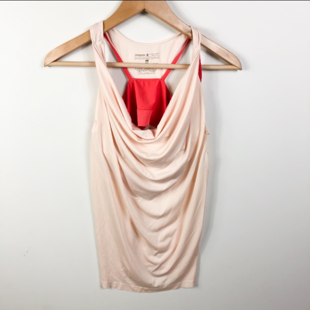 Patagonia Slouchy Built In Bra Active Tank pink